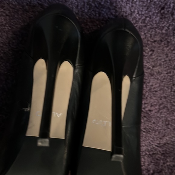 Aldo Covered Platform Pumps Leather - Picture 6 of 9